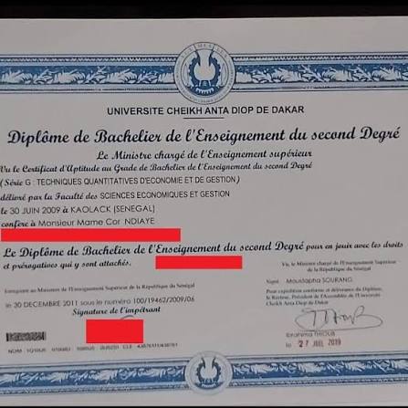Diplome de Bac